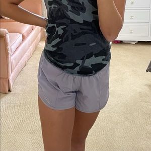 light purple lululemon short size 4 tall
